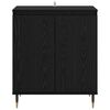 vidaXL Sideboard Black Oak 60 x 35 x 70 cm Engineered Wood