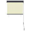 vidaXL Outdoor Roller Blind 80x250 cm Cream
