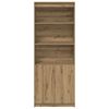 vidaXL Highboard Artisan Oak 70x35x180 cm Engineered Wood