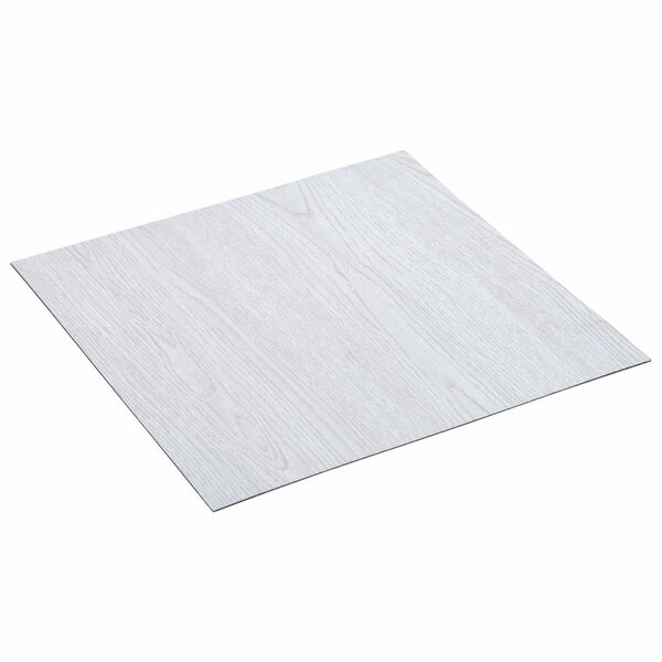 vidaXL Flooring Planks 55 pcs White 5.11 m&sup2; PVC