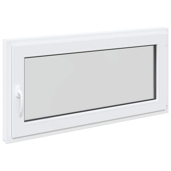 vidaXL Basement Window "RISOR" 120x60 cm Tilt&Turn DIN Right White