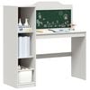 vidaXL Chalkboard Desk ROROS White 120 x 45 x 118.5 cm Engineered Wood
