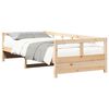 vidaXL Daybed without Mattress Natural 90x200 cm Solid Wood Pine