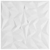 vidaXL Wall Panels 48 pcs White 50 x 50 cm XPS Foam