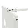 vidaXL Firewood Rack White 40x30x80 cm Cold-rolled steel