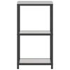 vidaXL Kitchen Storage with Shelf Silver 30 x 50 x 92 cm Steel