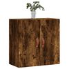 vidaXL Wall Cabinet Smoked Oak 60x31x60 cm Engineered Wood