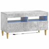 vidaXL LED TV Cabinet Concrete Grey Engineered Wood