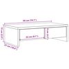 vidaXL Monitor Stand with Drawers Grey Sonoma 50x27x15 cm Engineered Wood