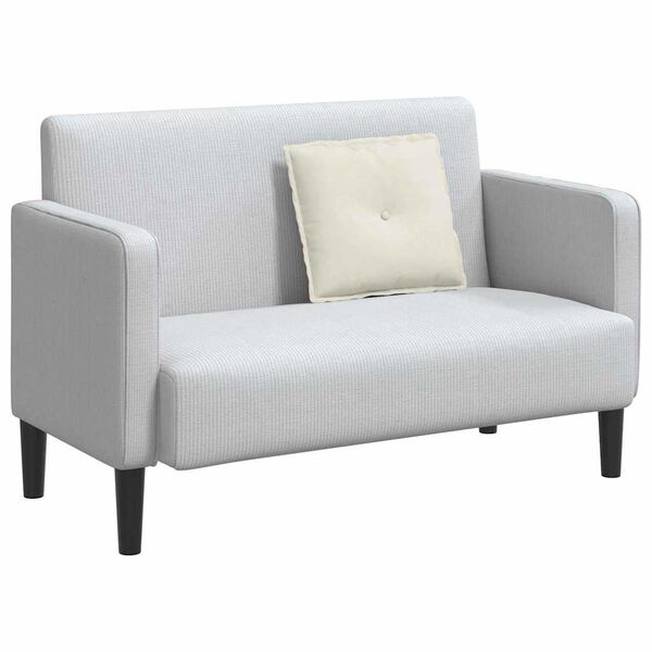 vidaXL Back Pillow Cream 50 x 45 cm Corduroy Fabric