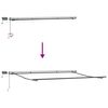 vidaXL Manual Retractable Awning with LEDs Brown 400x300 cm