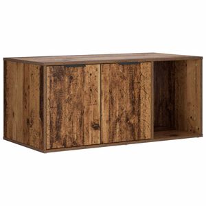 vidaXL Cat Crate Furniture Old Wood 100 x 49 x 45 cm Engineered Wood