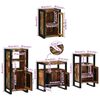 vidaXL Bathroom Furniture Set 4 pcs Multicolour Solid Reclaimed Wood