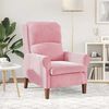 vidaXL Armchair Pink 76 x 94 x 102 cm Velvet