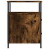 vidaXL Bedside Cabinet Smoked Oak 44x45x60 cm Engineered Wood