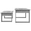 vidaXL Coffee Table Set 2 pcs Grey Sonoma Engineered Wood