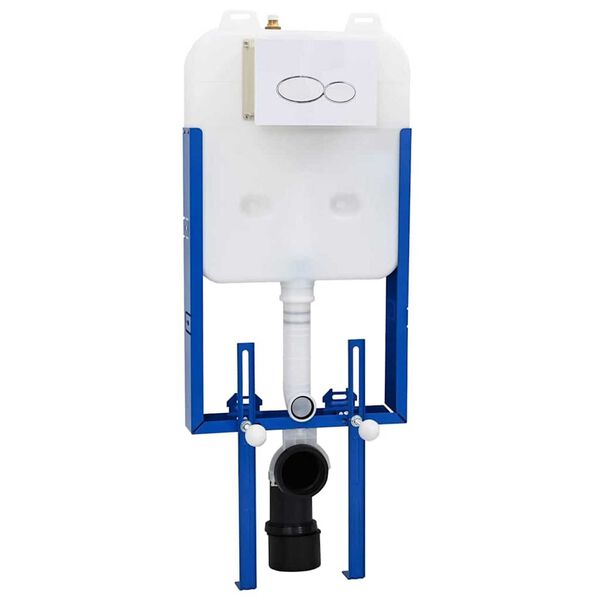 vidaXL Mounting Frame White Steel