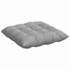 vidaXL Seat Cushions 2 pcs Cloud Grey 40 x 40 x 6 cm Fabric