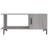 vidaXL Coffee Table Grey Sonoma 90x50x40 cm Engineered Wood
