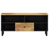vidaXL TV Cabinet 100x33x46 cm Solid Wood Mango