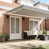 vidaXL Automatic Retractable Awning Anthracite&White 500x300 cm