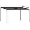 vidaXL Gazebo with Roof Anthracite 4x3x2.5 m Aluminium and Steel
