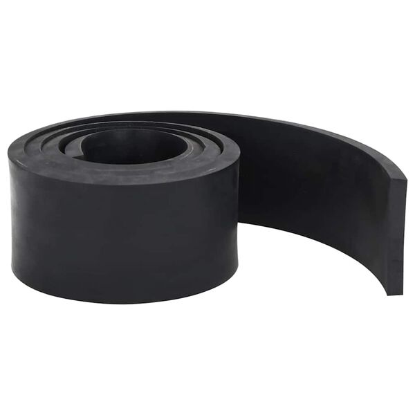 vidaXL Rubber Edge for Snow Plow Black 180x10x1 cm