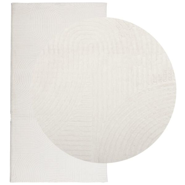 vidaXL Rug IZA Short Pile Scandinavian Look Cream 80x150 cm