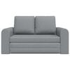 vidaXL Sofa Bed Light grey 148 x 71 x 83 cm Fabric