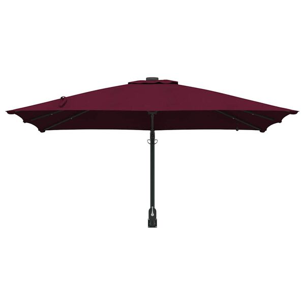 vidaXL Garden Parasol Bordeaux Red 248.5 x 247.5 x 160 cm