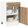 vidaXL Drawer Bottom Cabinet Lyon Artisan Oak 50x46x81.5 cm Engineered Wood