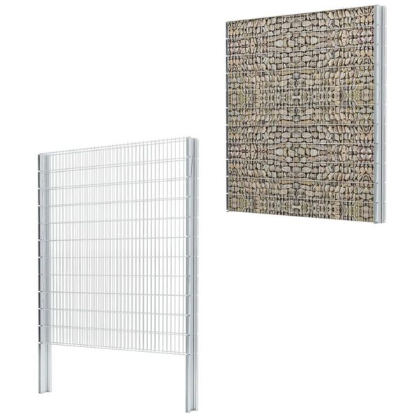 vidaXL Gabion Hooks 200 pcs Steel