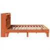 vidaXL Bed Frame without Mattress Wax Brown 180x200 cm Super King Solid Wood Pine