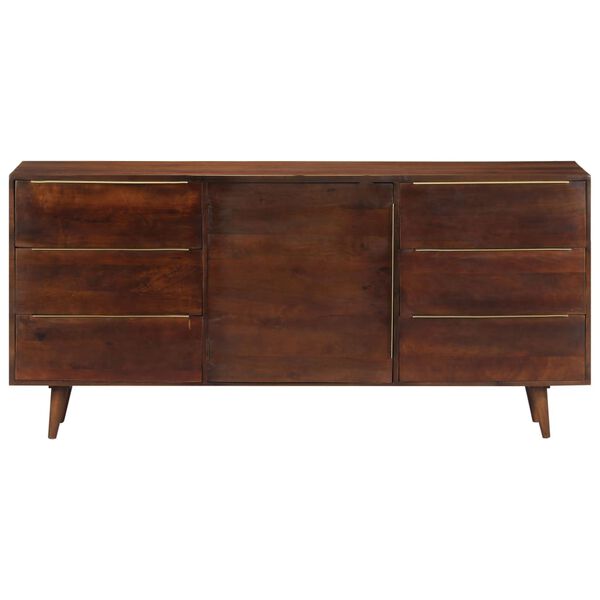 vidaXL Sideboard with 6 Drawers 175x40x82 cm Solid Mango Wood