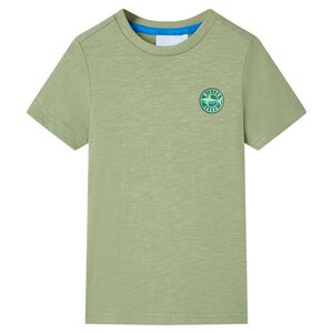 vidaXL Kids' T-shirt Light Khaki 116