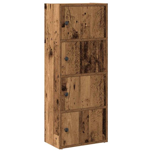 vidaXL Bookcase Old Wood 40x24x102 cm Engineered Wood