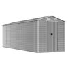 vidaXL Garden Shed | Light Grey | Galvanised Steel | Large | Garden Shed