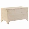 vidaXL Storage Box with Lid RANA 100x49x54 cm Solid Wood Pine