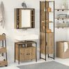vidaXL Bathroom Furniture Set 3 pcs Artisan Oak Engineered Wood