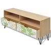 vidaXL TV Cabinet MDF 120x30x50 cm Brown