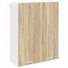 vidaXL Hanging Cabinet Sonoma Oak 80 x 31 x 100 cm Engineered Wood