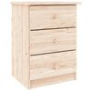 vidaXL Bedside Cabinet "ALTA" 41x35x55,5 cm Solid Wood Pine