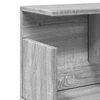 vidaXL Wall Cabinet 100x20x30 cm Grey Sonoma Engineered Wood