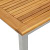 vidaXL Outdoor Tables Natural and grey 45 x 45 x 38 cm