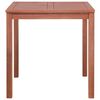 vidaXL Garden Table Brown 80 x 80 x 74 cm Solid acacia wood