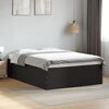 vidaXL Bed Frame without Mattress Black 140x200 cm