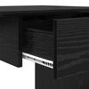 vidaXL Desk with Drawer Black Oak 100 x 50 x 76 cm Engineered Wood