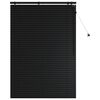 vidaXL Venetian Blind Black 120 x 160 cm 35 mm Solid Paulownia Wood