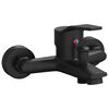 vidaXL Shower Mixer Tap Black G 1 / 2 inches