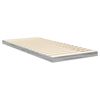 vidaXL Floor Bed Frame Grey Sonoma 76.5 x 200 cm Engineered Wood